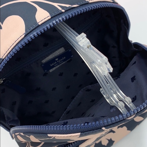 KATE SPADE KARISSA NYLON GARDEN VINE MEDIUM BACKPA - Picture 5 of 16